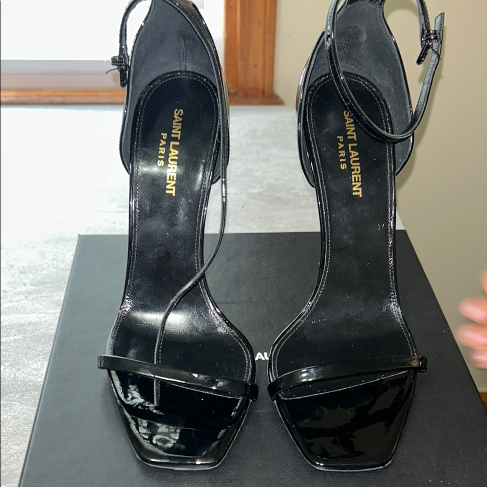 Saint Laurent Black Box Opyum 110 Ysl heels worn twice and good condition - Picture 4 of 14